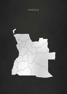 Silver Angola Map