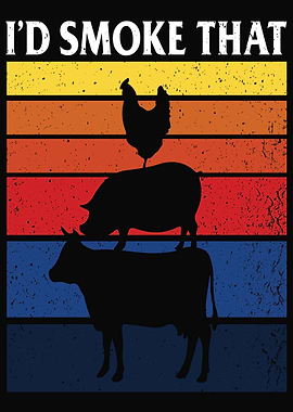 BBQ Grill Smoker Meat