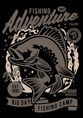 Fishing Adventure Vintage