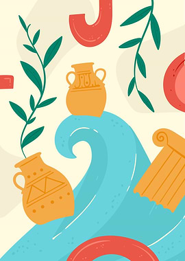 Flower Vase Modern Art