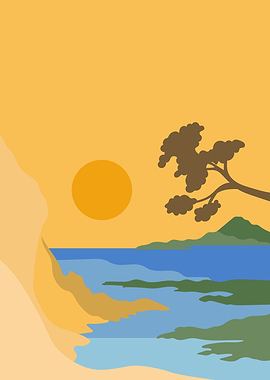 Sun and Nature Art Work