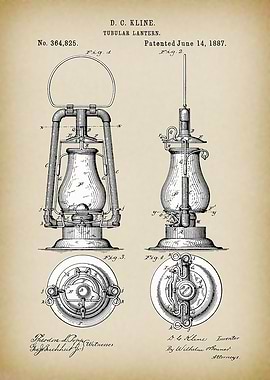 Tubular lantern patent