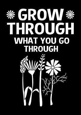 Inspirational Flower Quote