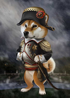 Shiba Dog Emperor Napoleon