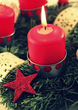 Christmas candles