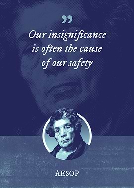 Our insignificance is