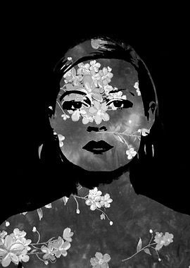 Abstract female portrait