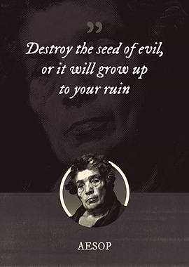 Destroy the seed of evil