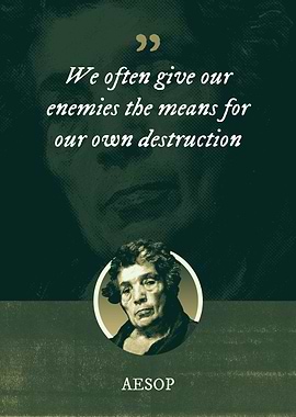 We often give our enemies