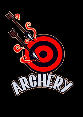 Archery Logo Bow Arrows