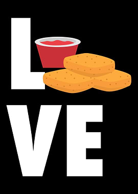 Love Chicken Nuggets Chick