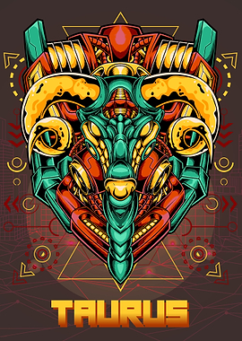 Mecha Taurus Zodiac