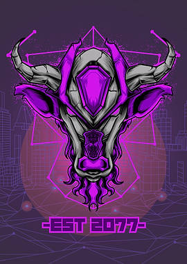 Mecha Cow Purple