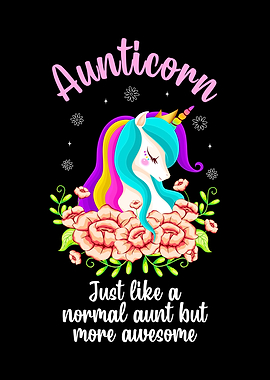 Aunticorn Unicorn Auntie