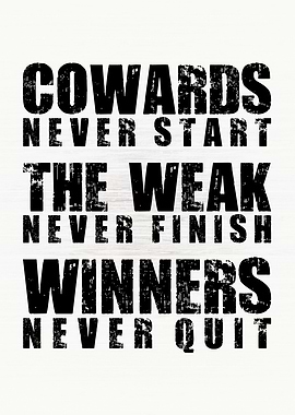 Winners Never Quit