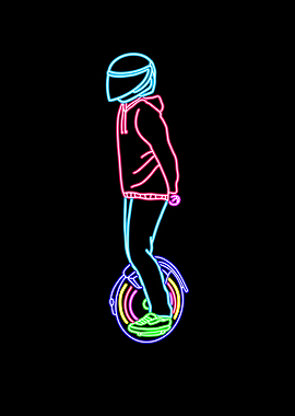 NEON UNICYCLE