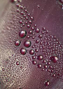 Droplets macro background