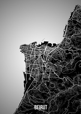Beirut Dark Map