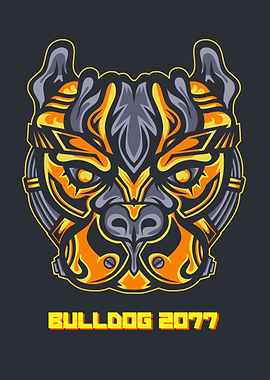 Mecha Bulldog YellowOrange