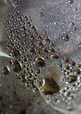 Droplets macro background