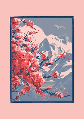 CHERRY BLOSSOMS MOUNTAIN