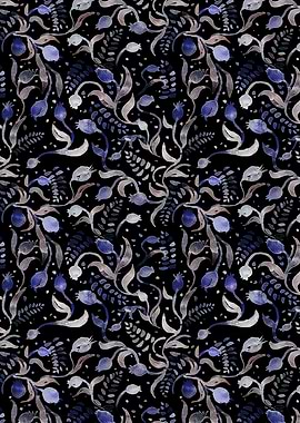 Pomegranate pattern print