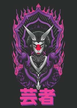 Geisha Japan Modern Style