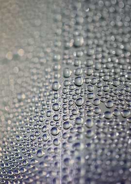 Droplets macro background