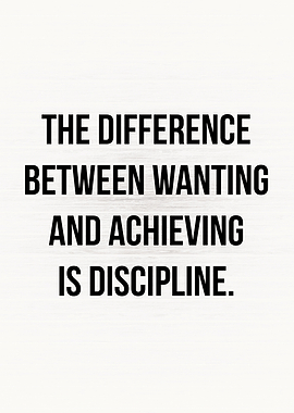 Discipline