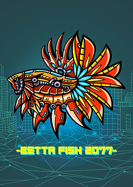 Mecha Betta Fish Modern