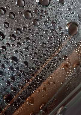 Droplets macro background