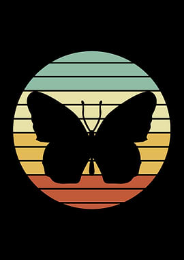 Monarch Butterfly Retro