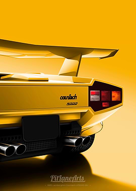 Countach 80s icon car