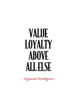 Raymond Reddington Quote