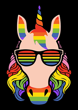 Gay Lesbian LGBT Unicorn