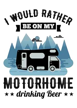 RV Motorhome Beer Lover