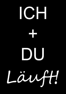 Ich plus Du Liebe Spruch