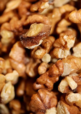 Nuts eat macro background