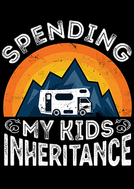 Motorhome Retro Sunset