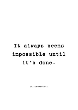 Seems Impossible Quote