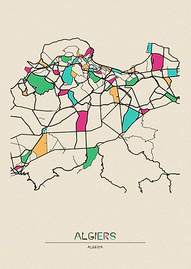 Algiers Map