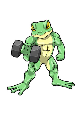 Frog Bodybuilding Dumbbell
