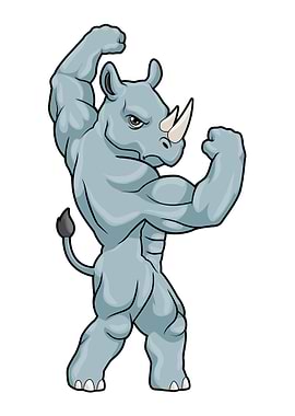 Rhino Bodybuilder Muscles