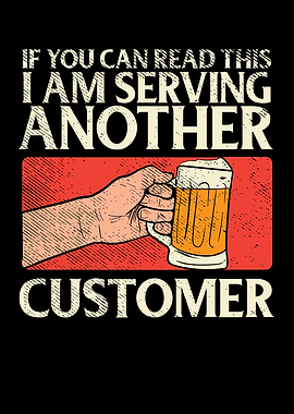 Funny Bartender Mixologist