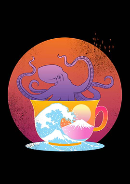 The Cuptopus Sunset