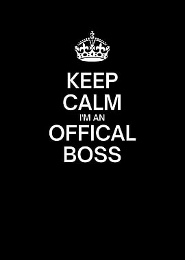 Keep Calm Im An Official