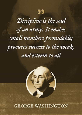 Discipline is the soul of