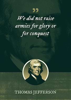 We did not raise armies