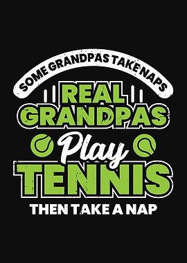 Tennis Grandpa Design