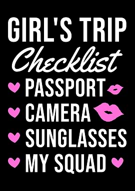 Girls Trip Checklist